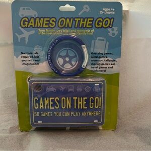 NEW! Games on the Go by Continuum Games - Portable Roadtrip Family Games